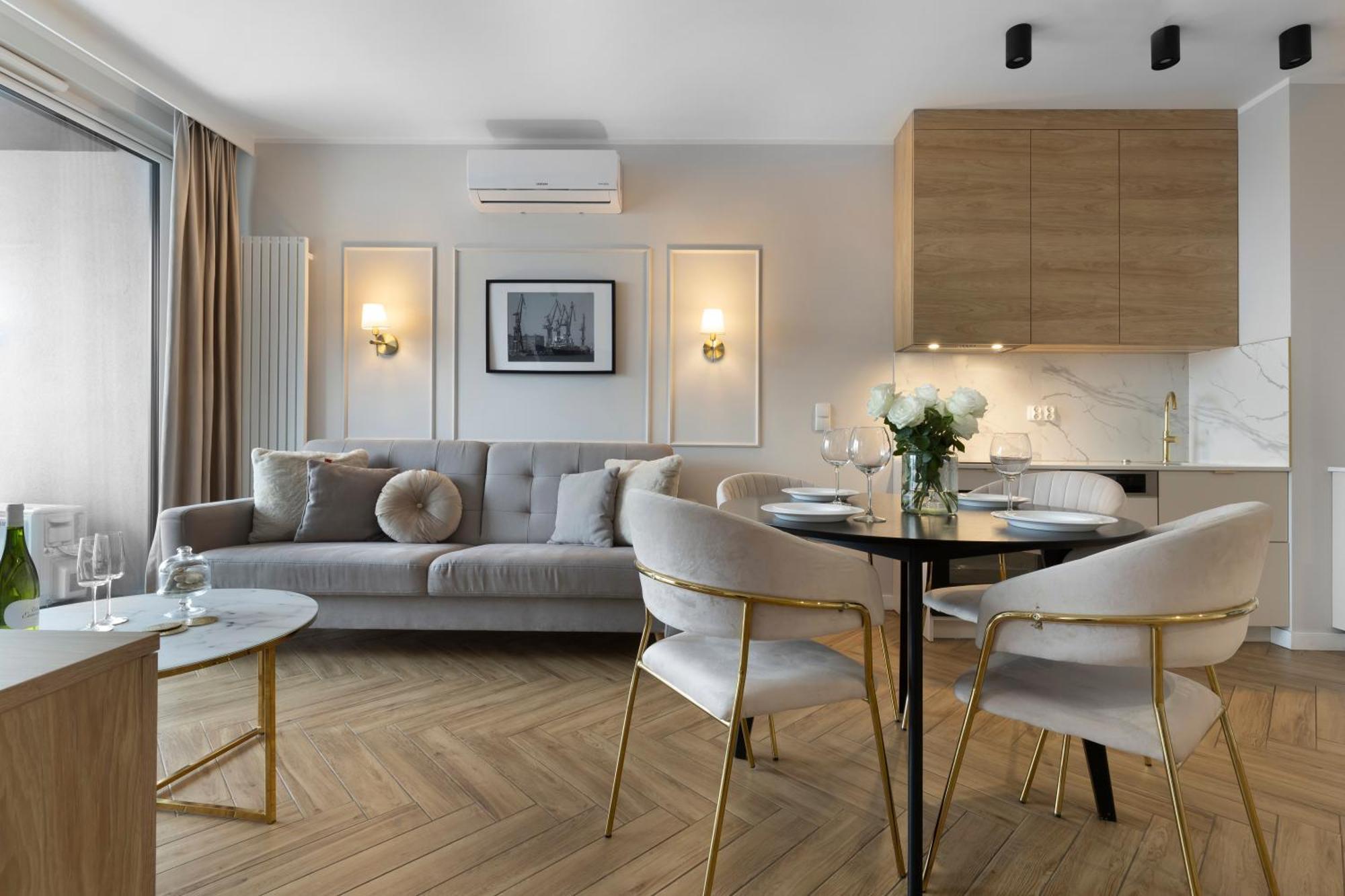 Elite Apartments Chlebova Premium Gdansk Luaran gambar